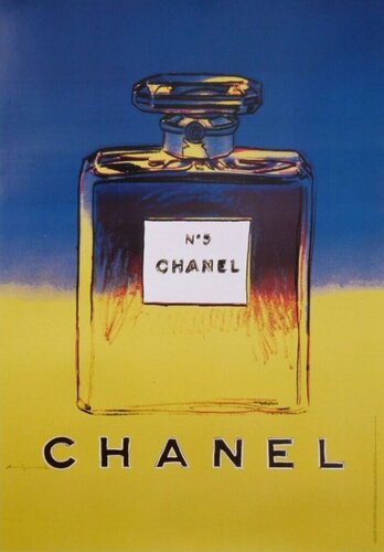 Chanel N5 Perfume - Yellow di Andy Warhol, Stampa in vendita su Singulart