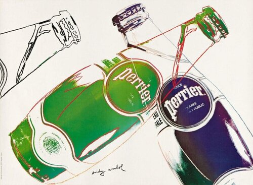 Perrier- white van Andy Warhol, Afdruk te koop op Singulart