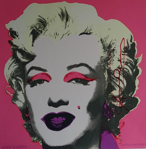 Marilyn Monroe Announcement, 1981 di Andy Warhol, Stampa in vendita su Singulart