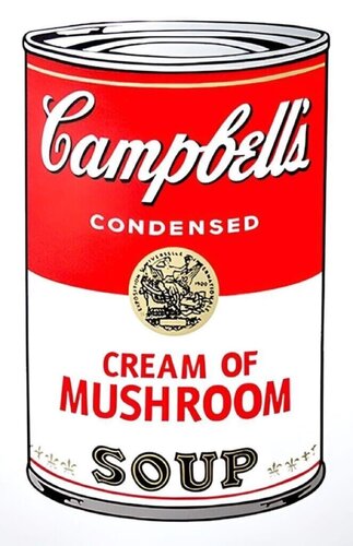 Campbell's Soup Can: Cream of Mushroom van Andy Warhol, Afdruk te koop op Singulart
