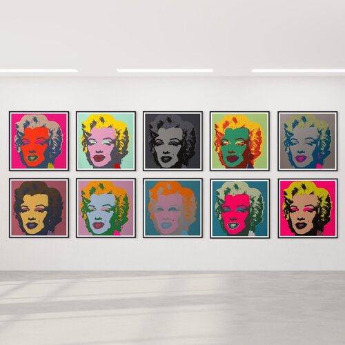 Marilyn Monroe (Portfolio of 10) by Andy Warhol, Print for Sale on Singulart