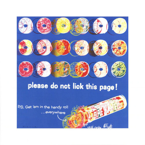 Ads: Life Savers (Blue) di Andy Warhol, Stampa in vendita su Singulart