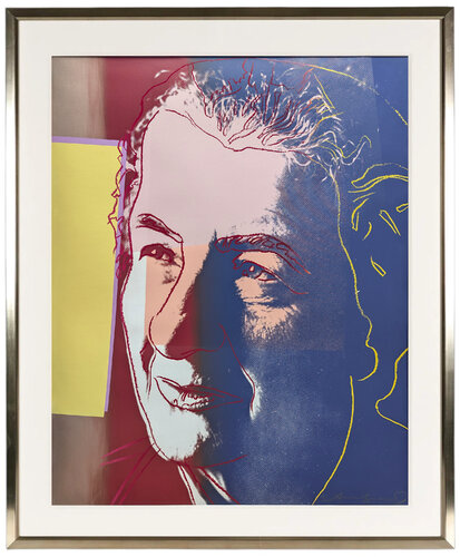 Golda Meir FS II.233 (hand signed screen print) de Andy Warhol, Impresión a la venta en Singulart