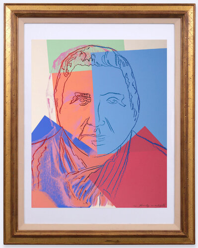 Gertrude Stein FS II.227 (hand signed screen print) van Andy Warhol, Afdruk te koop op Singulart