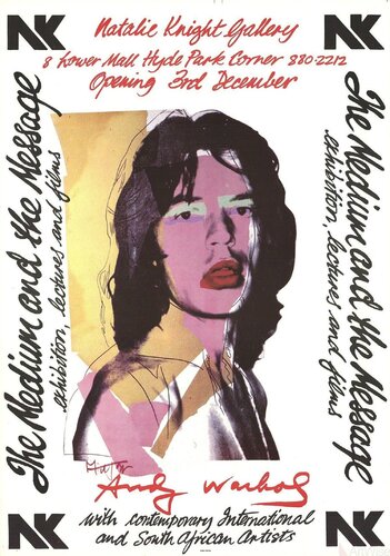 Mick Jagger by Andy Warhol, 인쇄 for Sale on Singulart