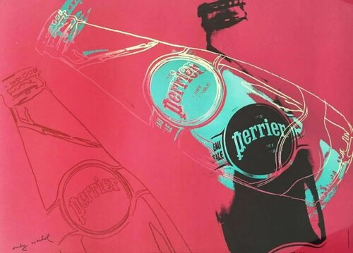Perrier - red by Andy Warhol, Print for Sale on Singulart