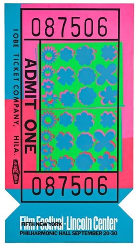 Lincoln Center Ticket by Andy Warhol, Print for Sale on Singulart