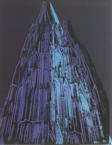 Koln Cathedral Blue de Andy Warhol, Impresión a la venta en Singulart