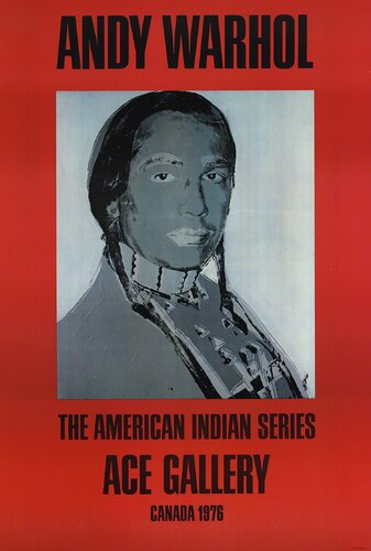 American Indian (Red) by Andy Warhol, Print for Sale on Singulart
