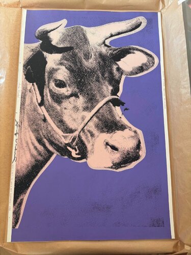 Cow F.S.II.12A signed by Andy Warhol, Print for Sale on Singulart