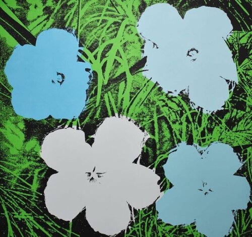 Flowers (blue) by Andy Warhol, Print for Sale on Singulart