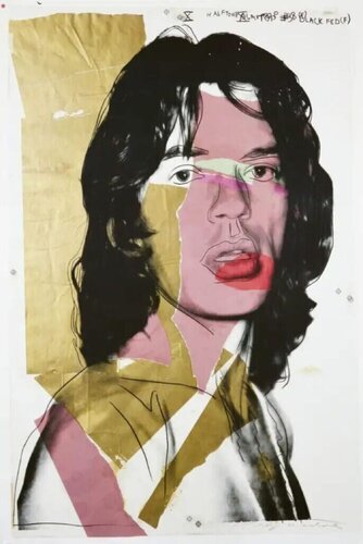 Mick Jagger - 1975 de Andy Warhol, Impresión a la venta en Singulart