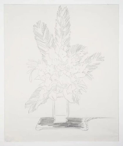 Bouquet of Flowers by Andy Warhol, Work on Paper for Sale on Singulart