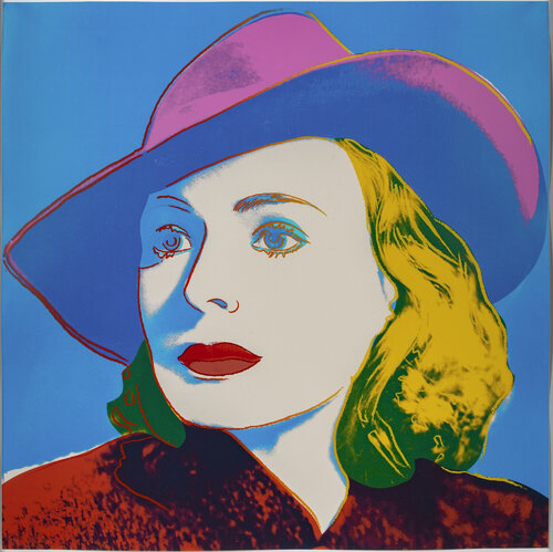 Ingrid Bergman With Hat FS II.315, Signed Screen Print, Edition of 250 by Andy Warhol, Print for Sale on Singulart