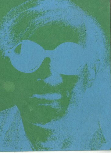 Rare silkscreen invitation card to Andy Warhol birthday celebration, from the collection of Tim Hunt, Andy Warhol's agent at the Warhol Foundation and Tama Janowitz by Andy Warhol, Print for Sale on Singulart