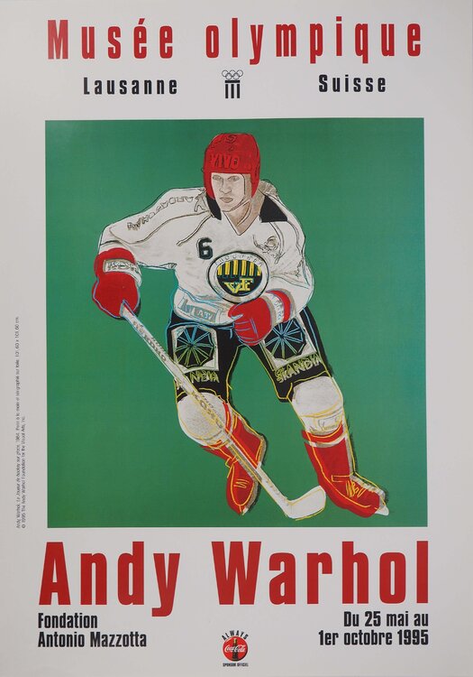 Joueur de Hockey Andy Warhol