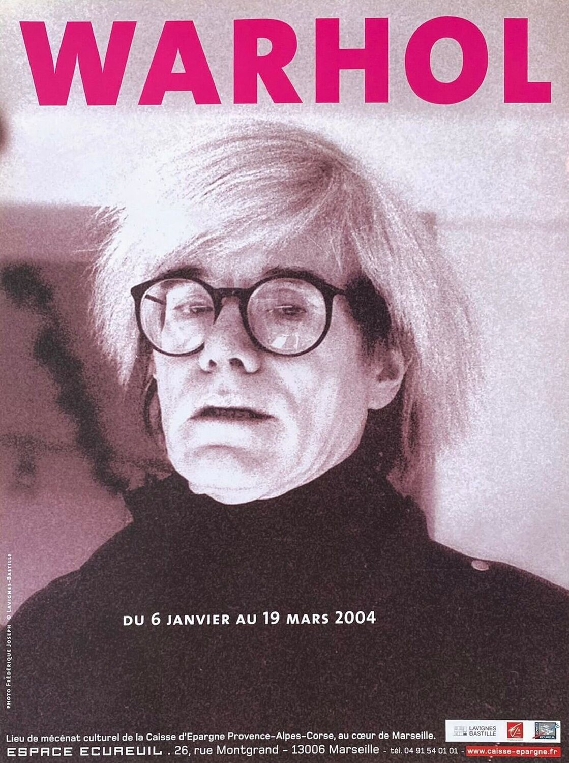 Expo 2004 - Espace Ecureuil - Marseille Andy Warhol Stampa in vendita