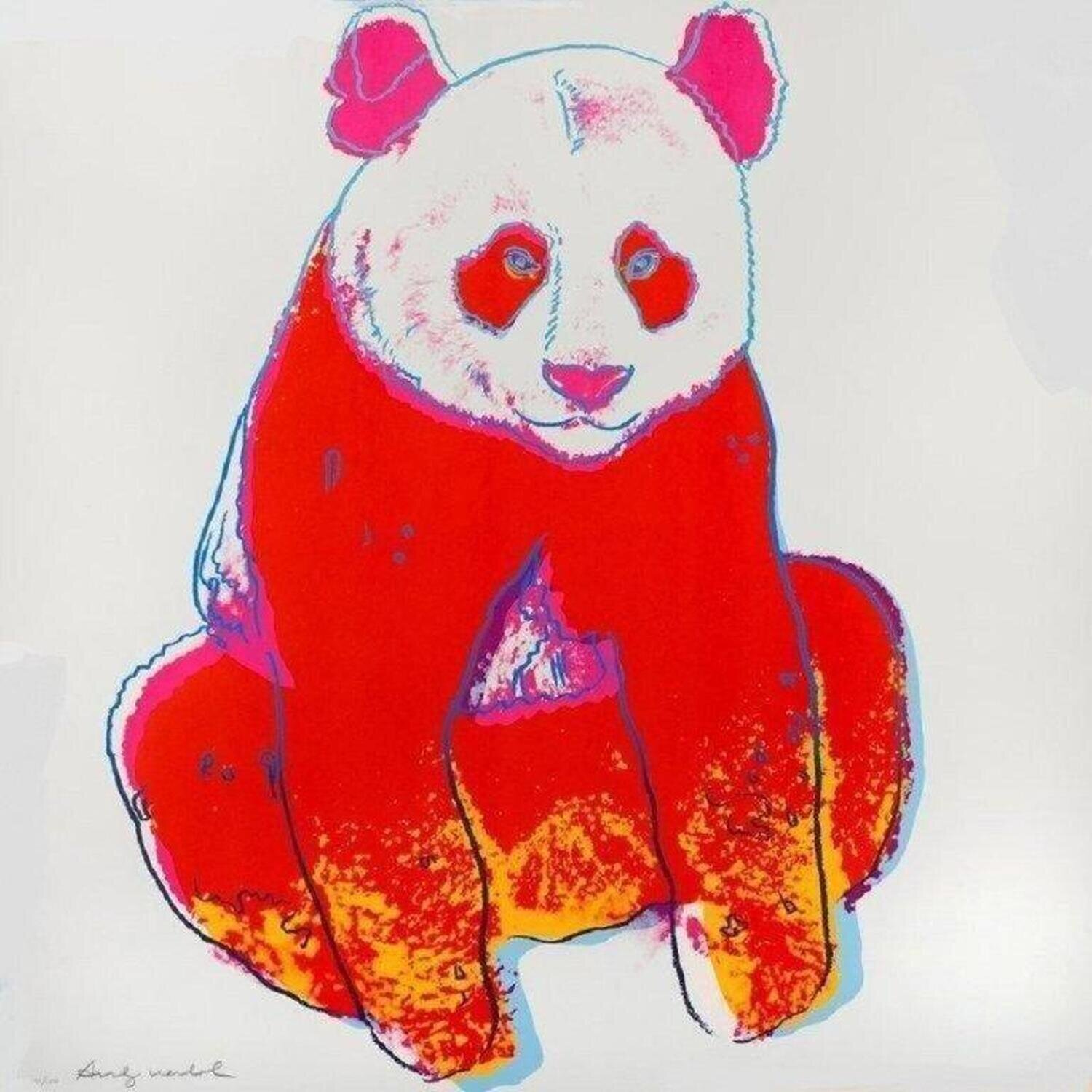 Giant Panda Andy Warhol Print for sale
