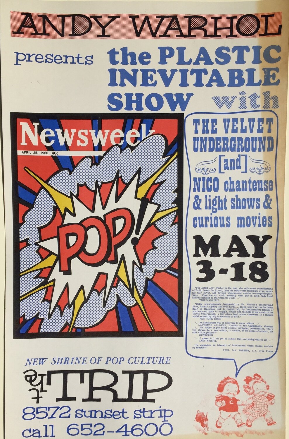 (after) ANDY WARHOL 1966 POP CULTURE ICONIC POSTER  Read Description below Andy Warhol Druck zu verkaufen