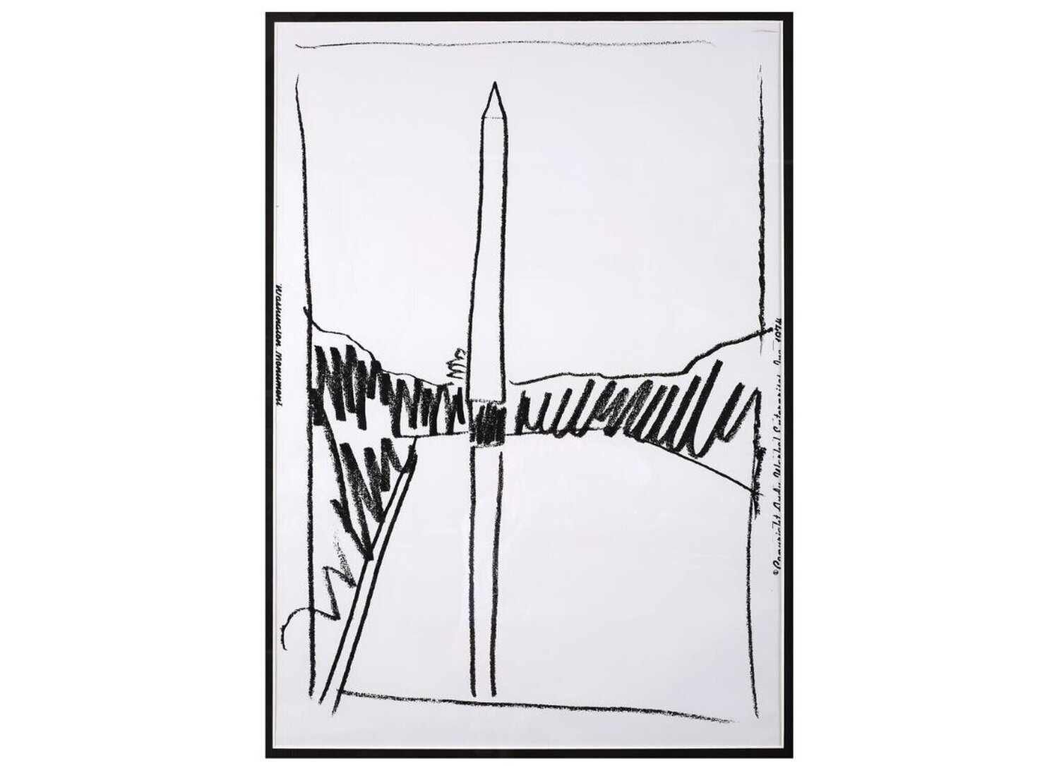 Washington Monument Andy Warhol Afdruk te koop