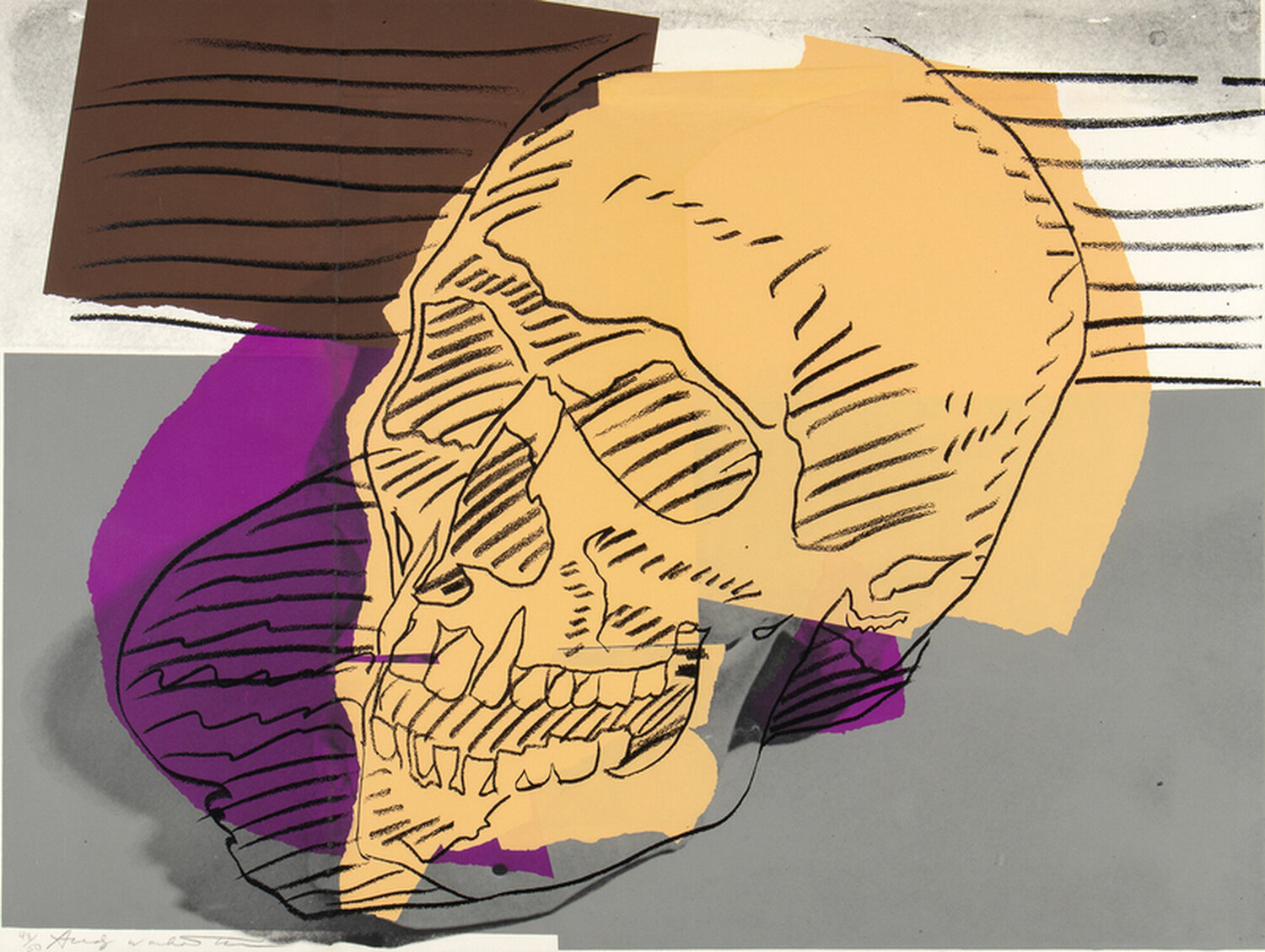 Skulls - F.S. N. II.157 Andy Warhol Druck zu verkaufen