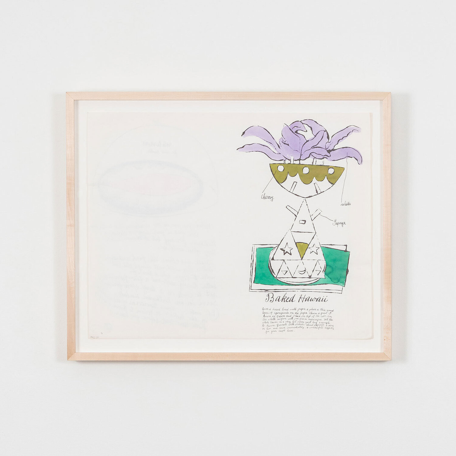 Baked Hawaii, Wild Raspberries Andy Warhol Stampa in vendita