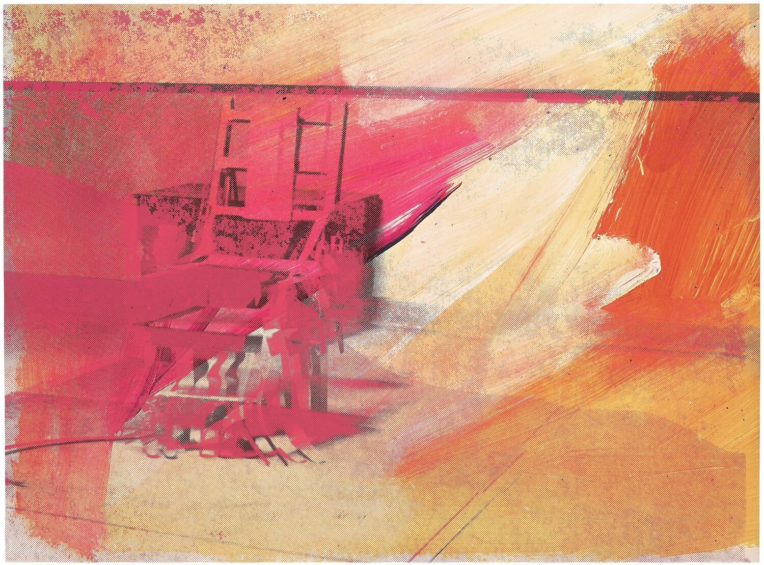 Electric Chair Andy Warhol Stampa in vendita