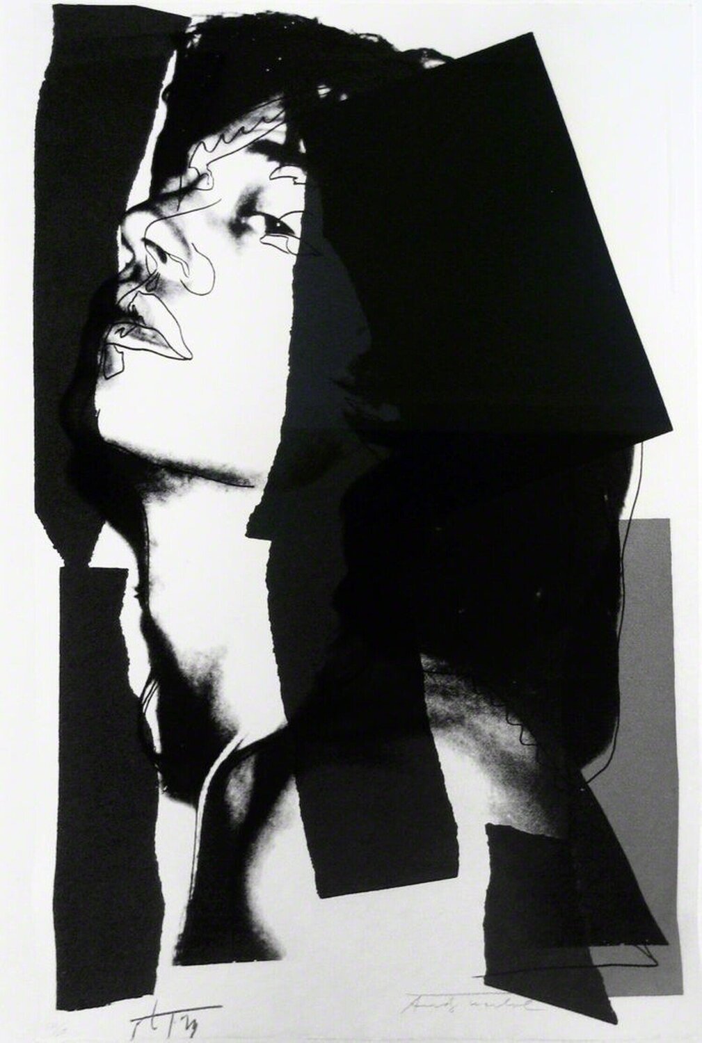 Mick Jagger [II.144] Andy Warhol Stampa in vendita