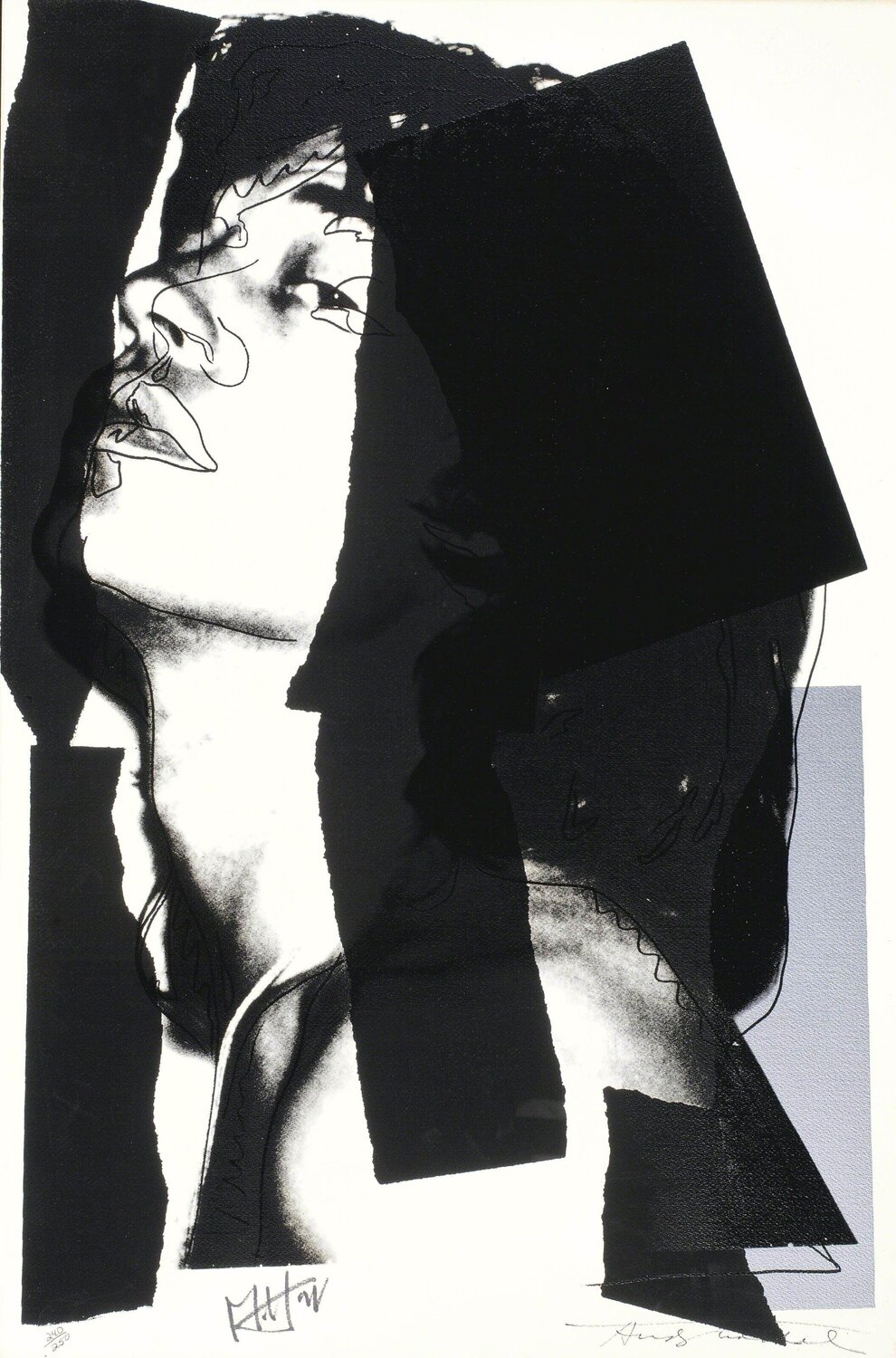 Mick Jagger Andy Warhol Afdruk te koop
