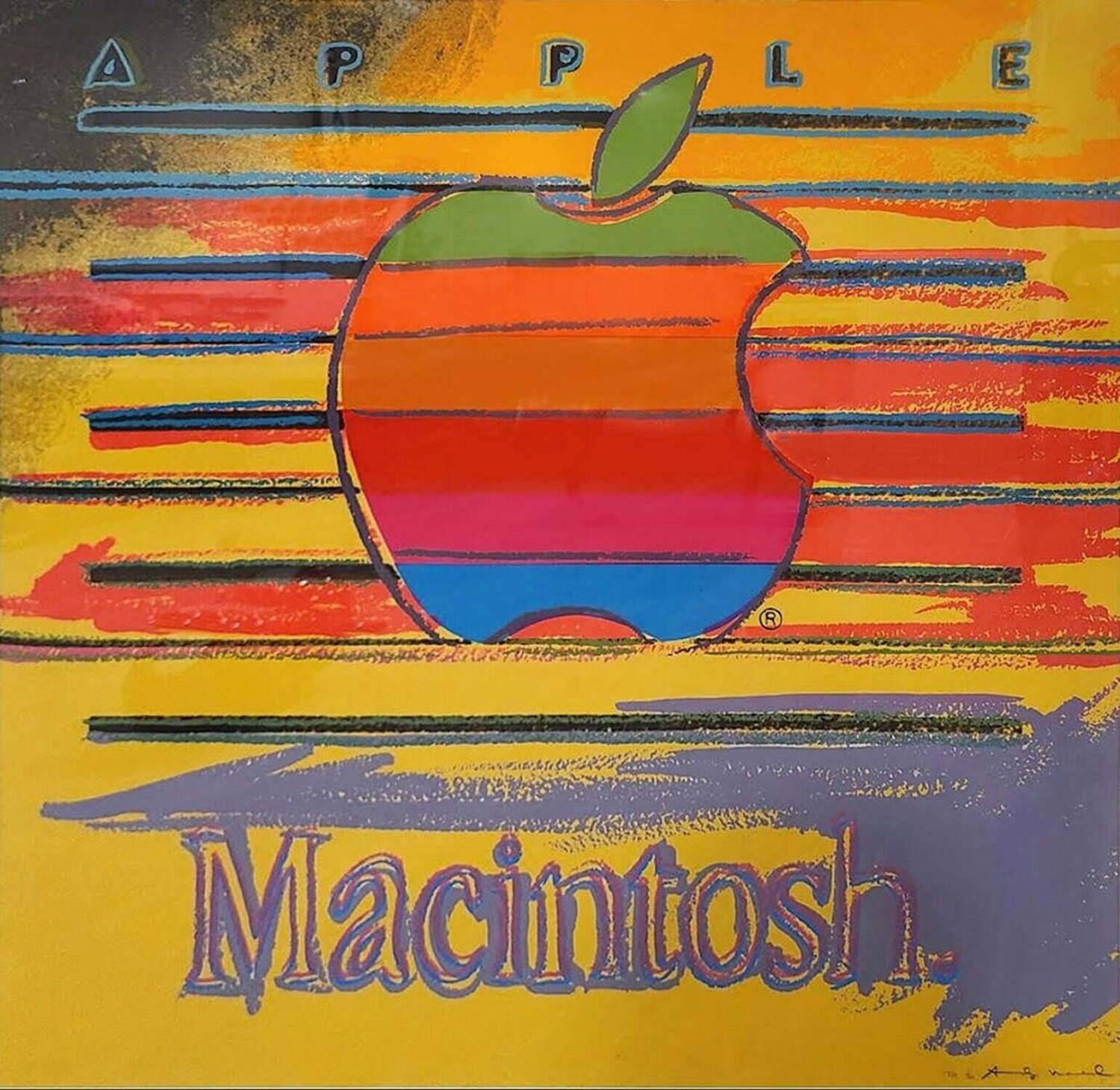 Apple (F. & S. II.B.359) (trial proof) Andy Warhol Stampa in vendita