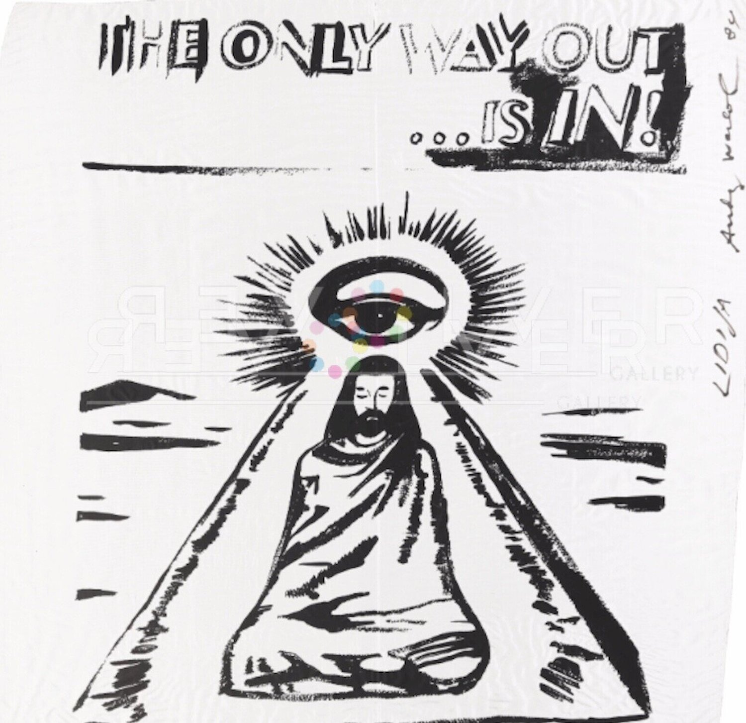 The Only Way Out Is In (FS IIIA.55) (Silk Scarf) Andy Warhol Druck zu verkaufen