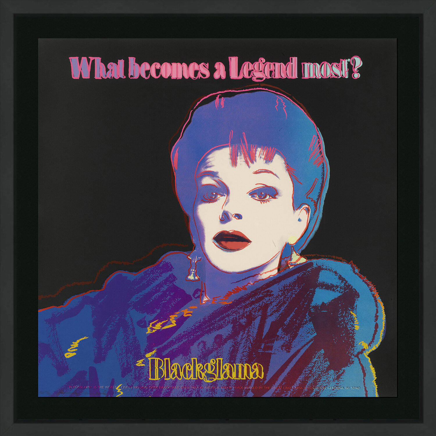 ADS: BLACKGLAMA (JUDY GARLAND) FS II.351 Andy Warhol Druck zu verkaufen