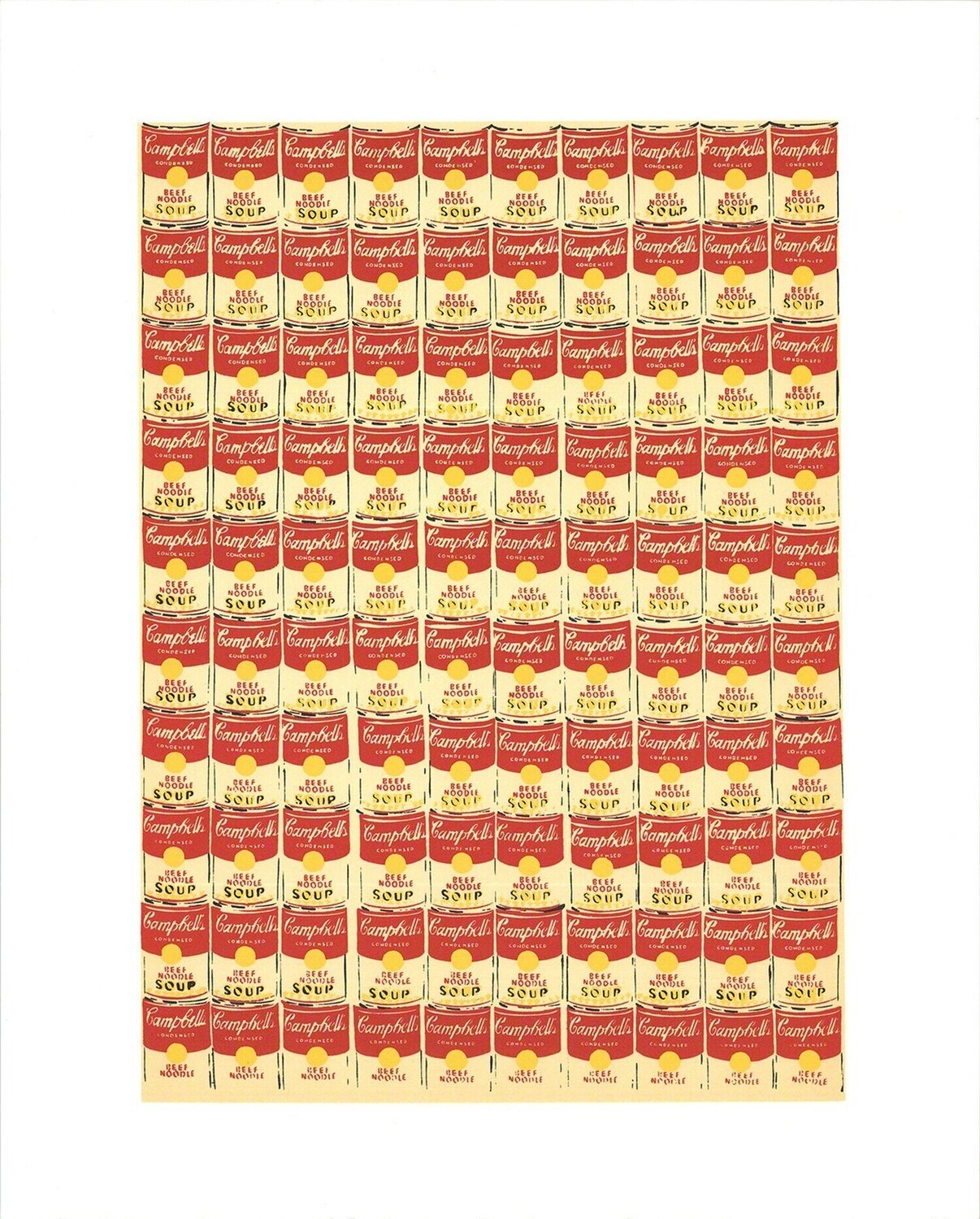 100 Cans Andy Warhol Stampa in vendita