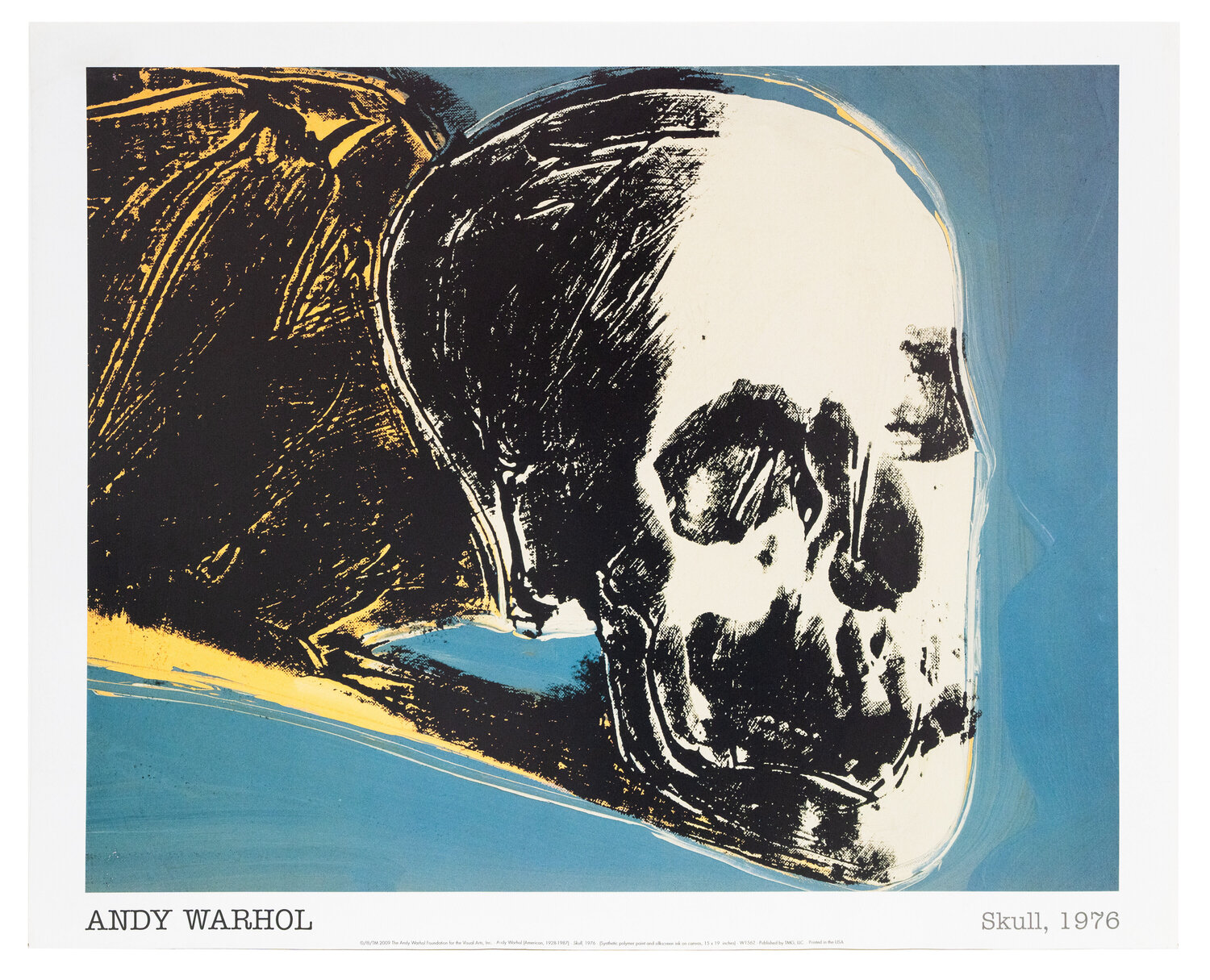 Andy Warhol Foundation Offset Lithograph Print Pop Art Poster " the Skull " 1976 Andy Warhol Druck zu verkaufen