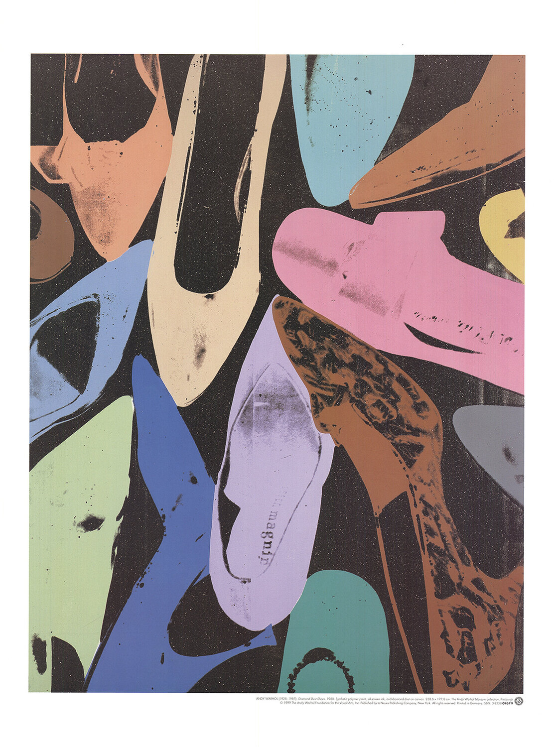 Diamond Dust Shoes Andy Warhol Afdruk te koop