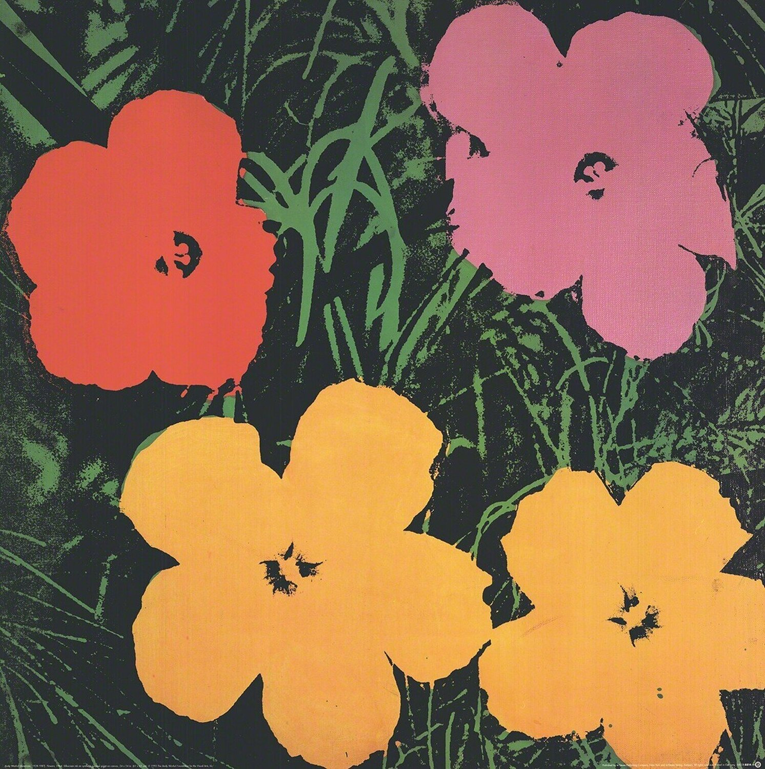 Flowers (Lg) Andy Warhol Print for sale