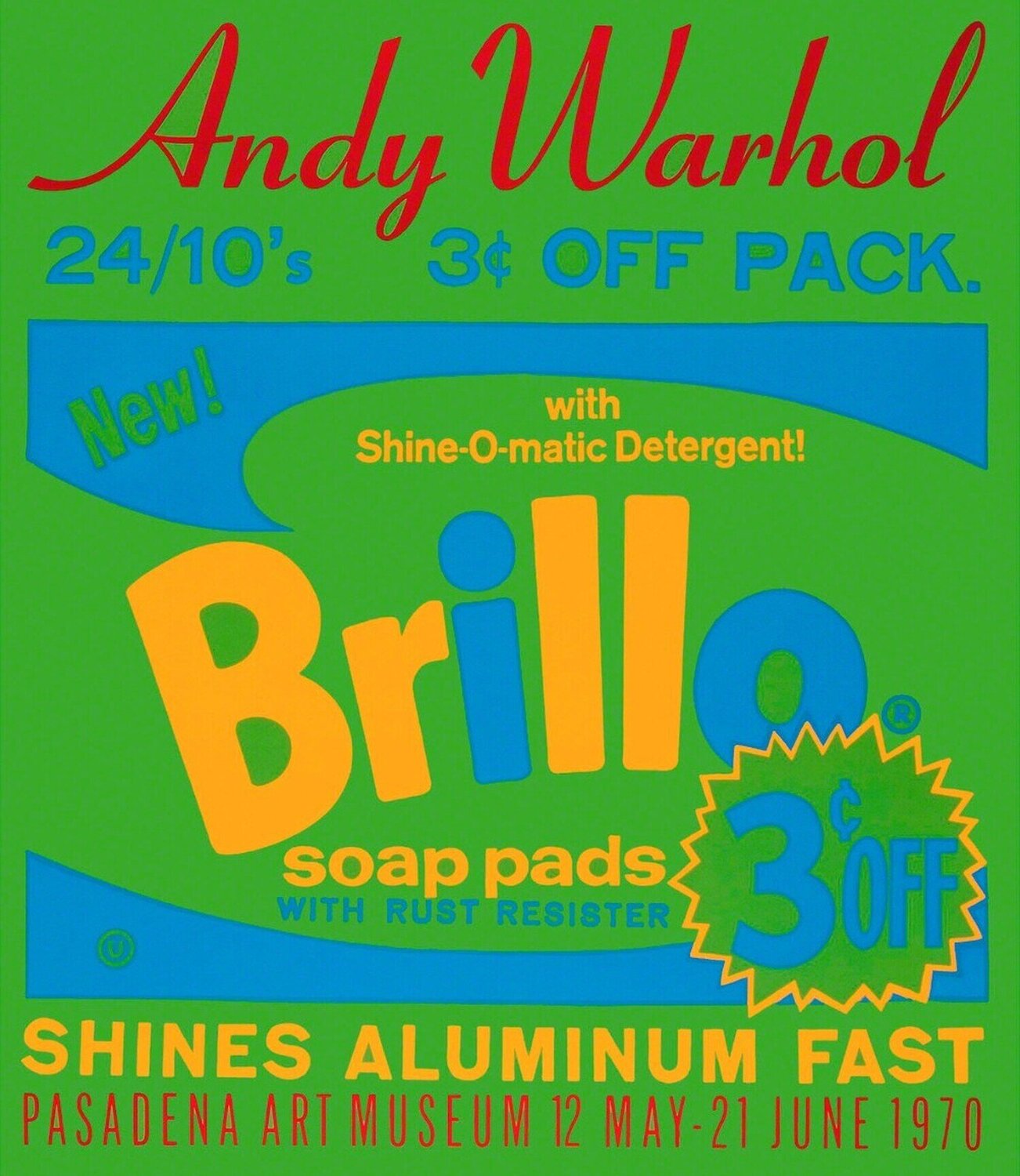 Brillo Pads - Pasadena Art Museum Andy Warhol Stampa in vendita