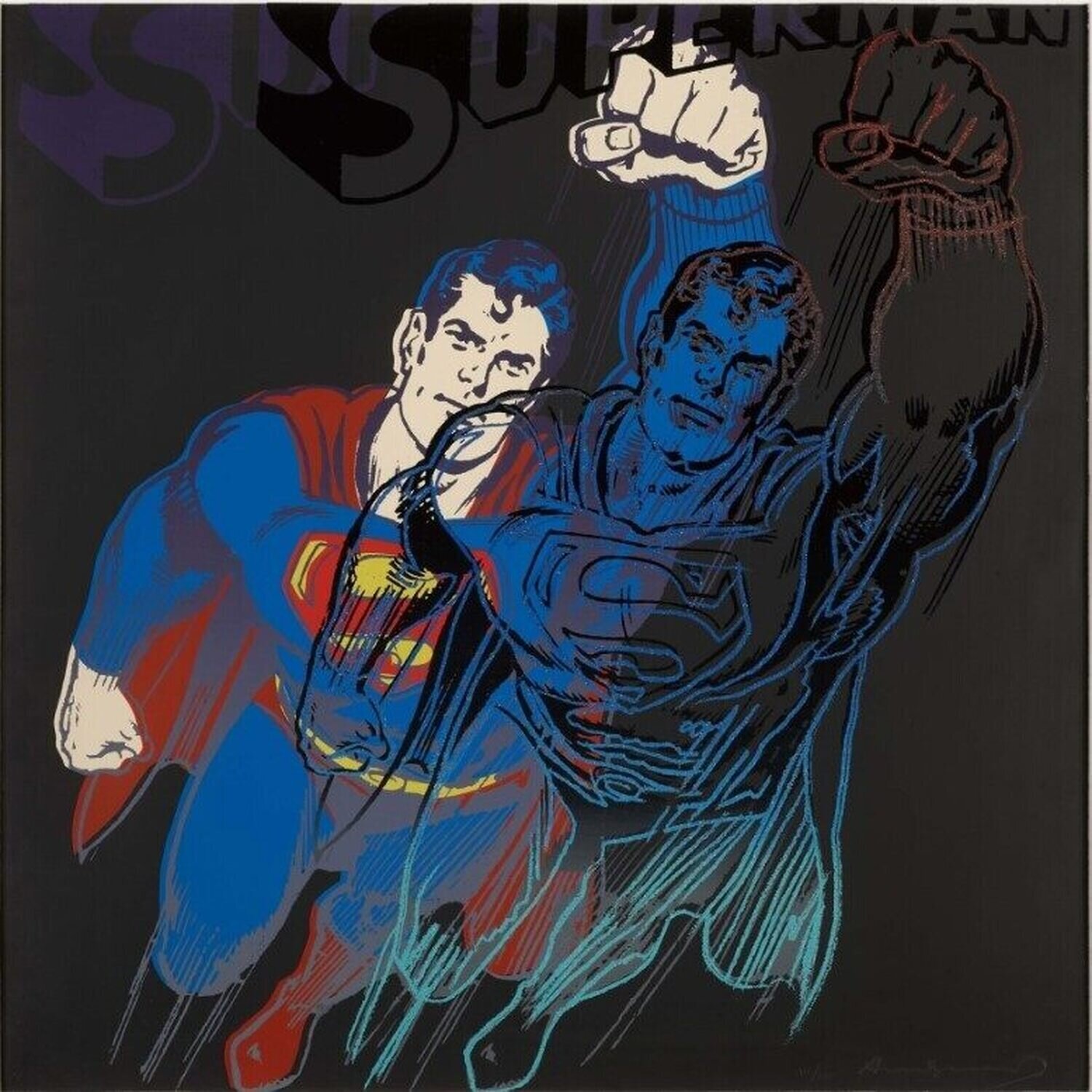 Superman (F. & S. II.260) Andy Warhol Stampa in vendita