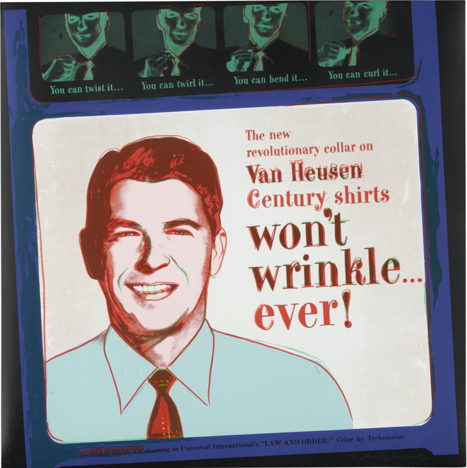 Van Heusen (Ronald Reagan) (FS II.356) Andy Warhol Druck zu verkaufen