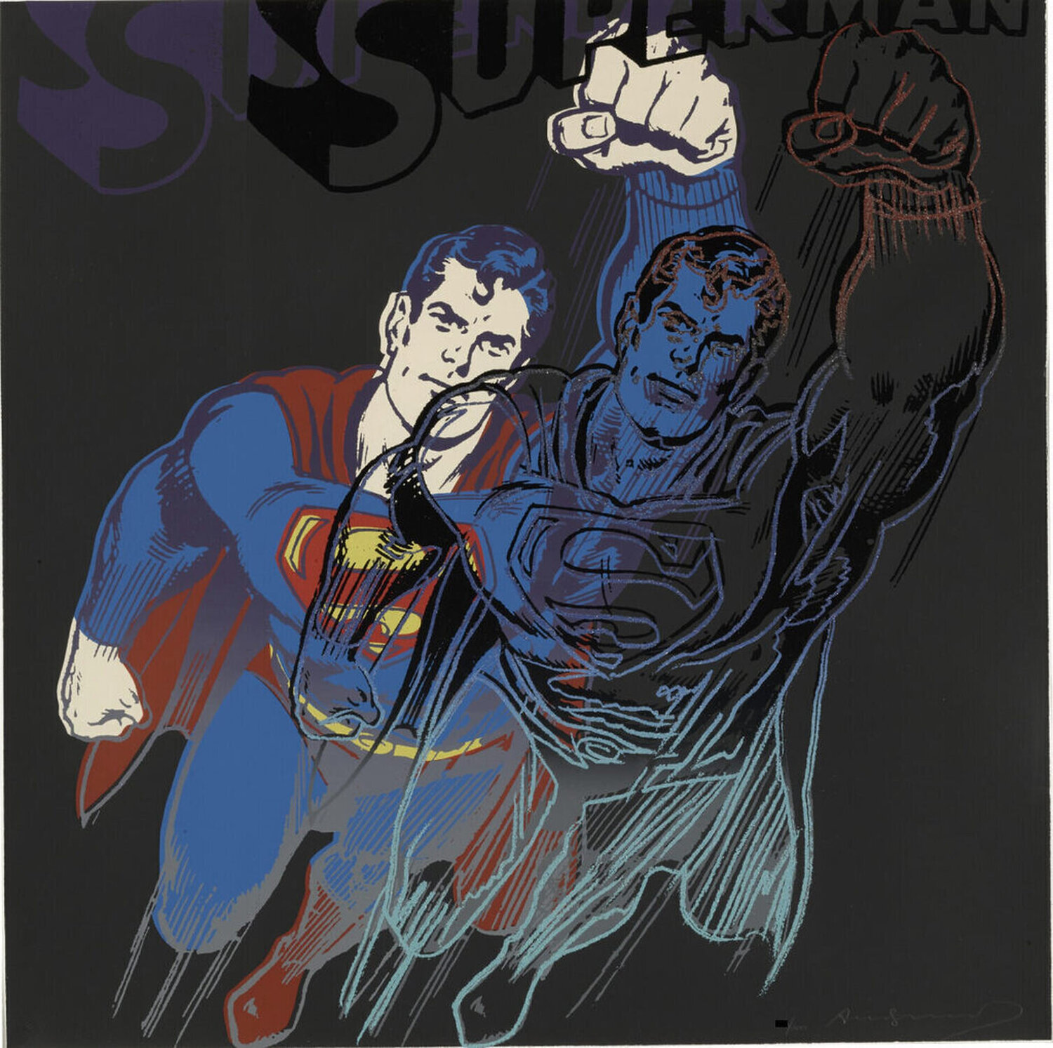 Superman (FS II.260) Andy Warhol Stampa in vendita