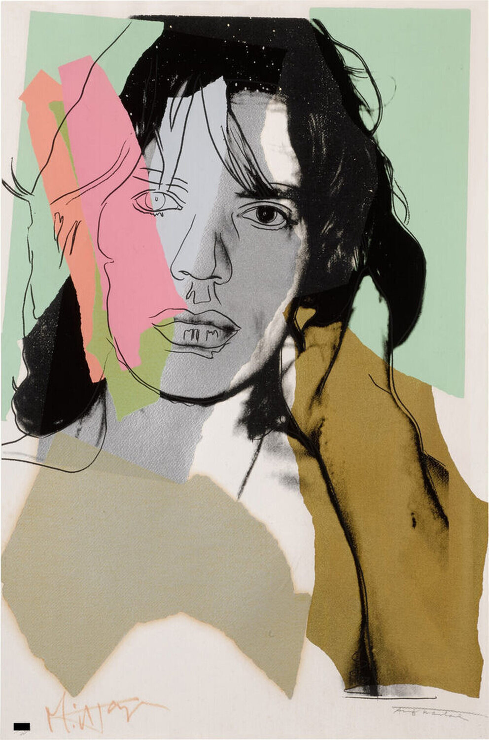 Mick Jagger (F. & S. II.140) Andy Warhol Stampa in vendita