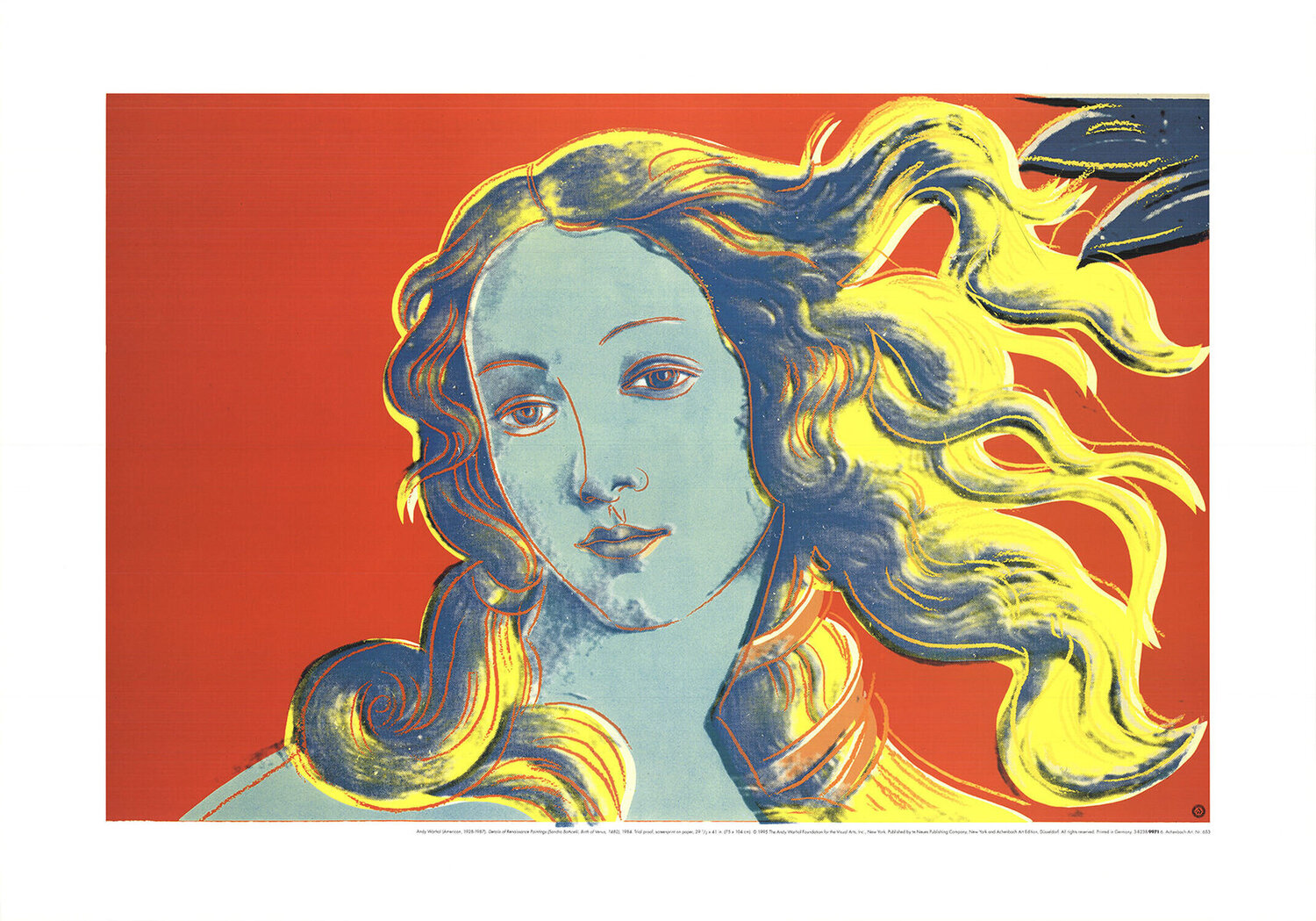 Birth of Venus-Red Andy Warhol Stampa in vendita