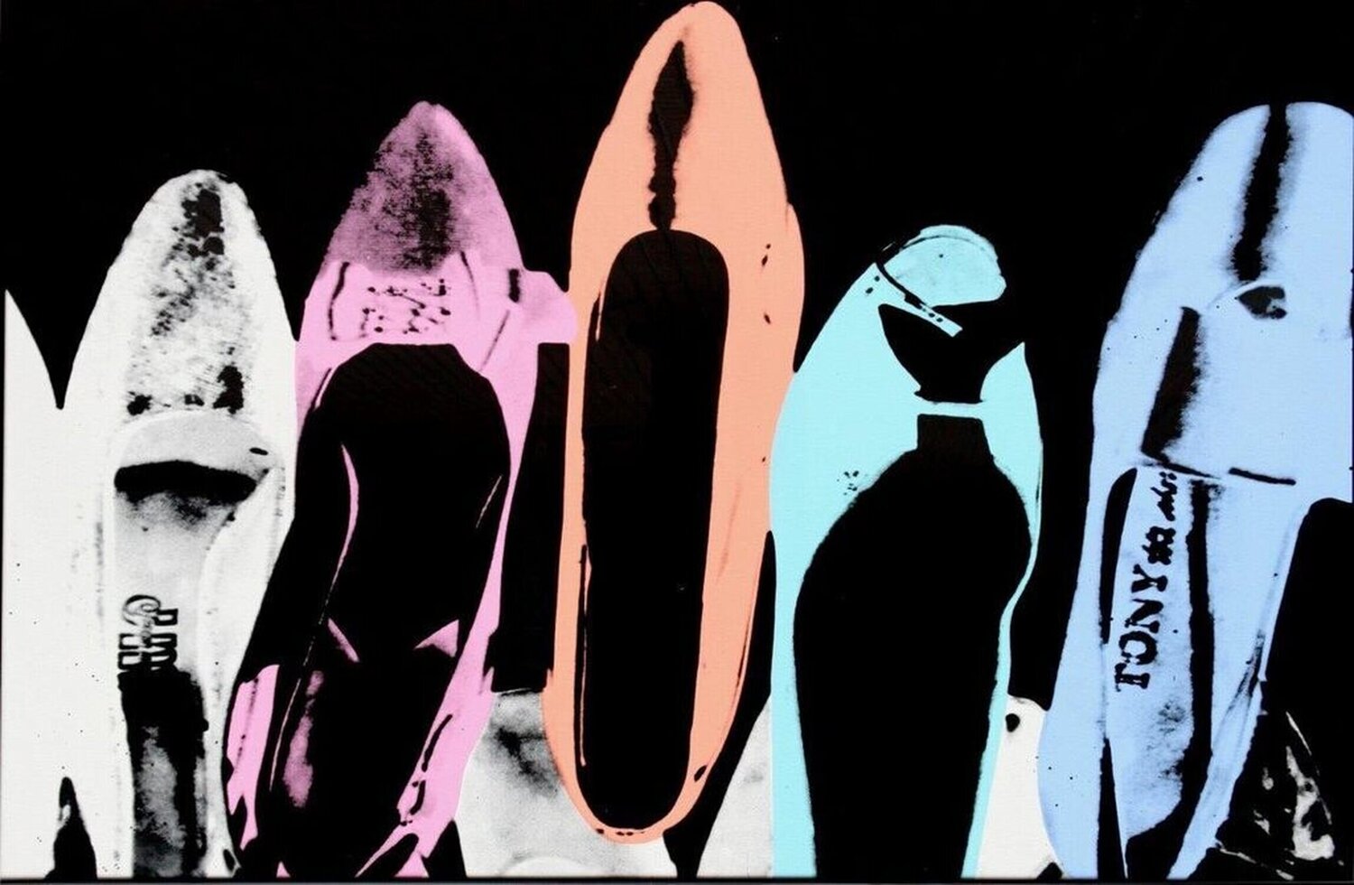 Shoes Unique Andy Warhol Afdruk te koop