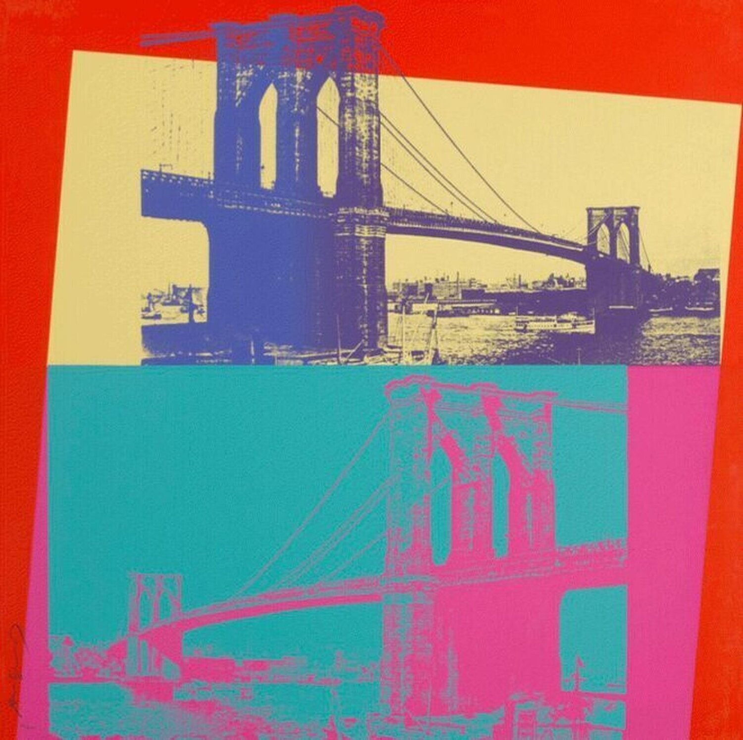 Brooklyn Bridge (F.S. II 290) Andy Warhol Druck zu verkaufen