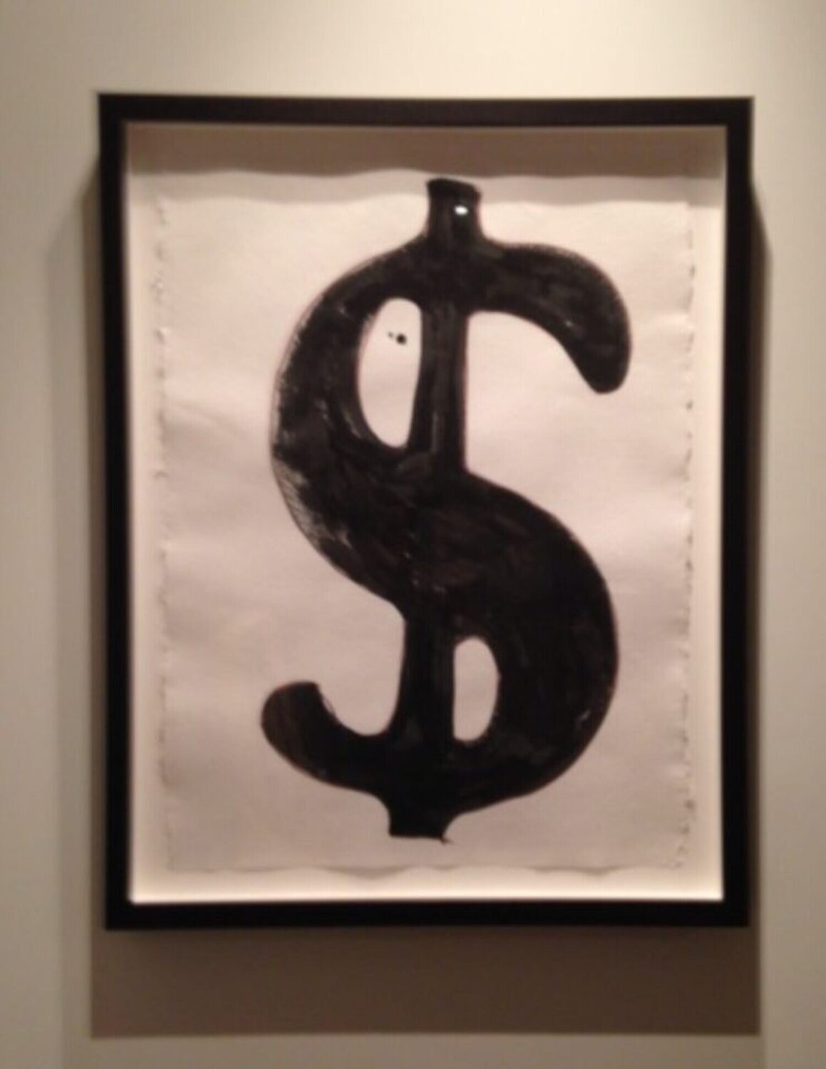 Dollar Sign Andy Warhol Opera su carta in vendita