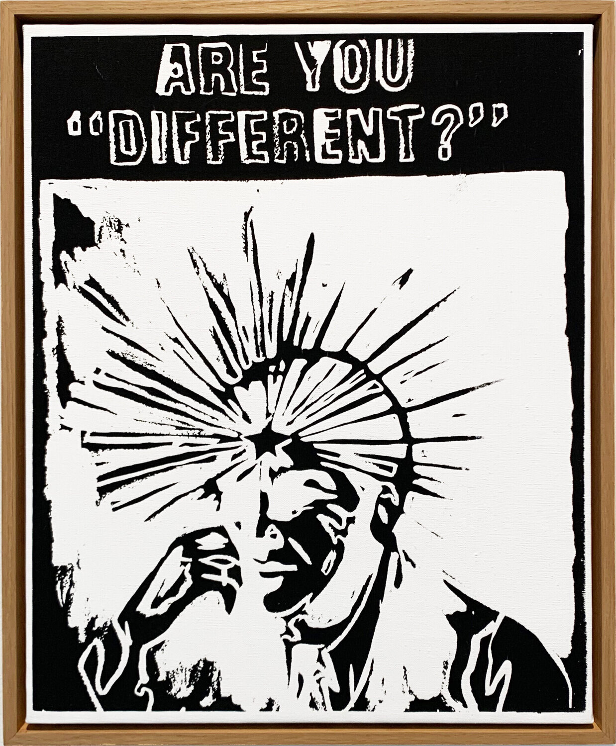 Are You Different Andy Warhol Origineel schilderij te koop