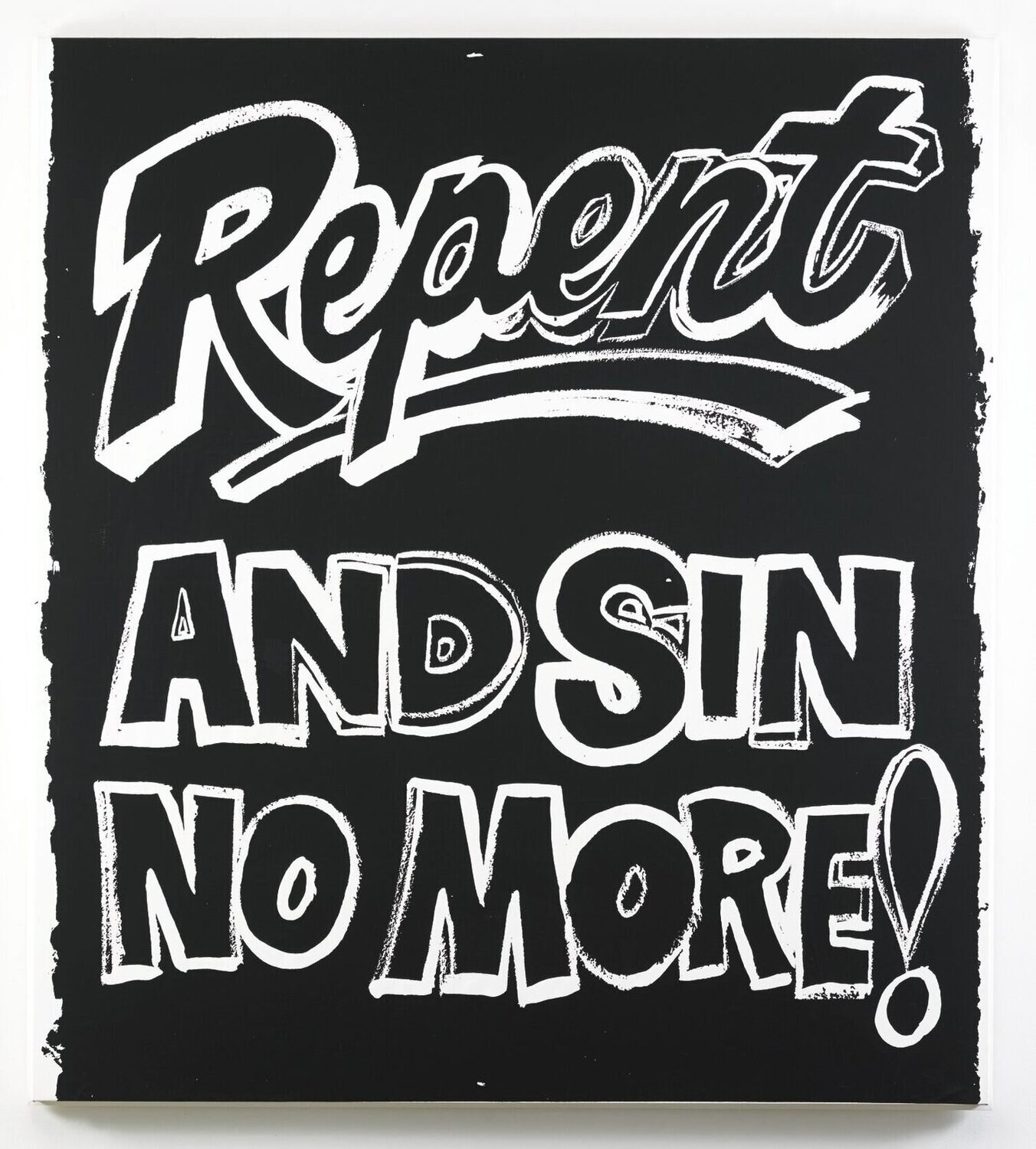 Repent and Sin no More! Andy Warhol Dipinto originale in vendita