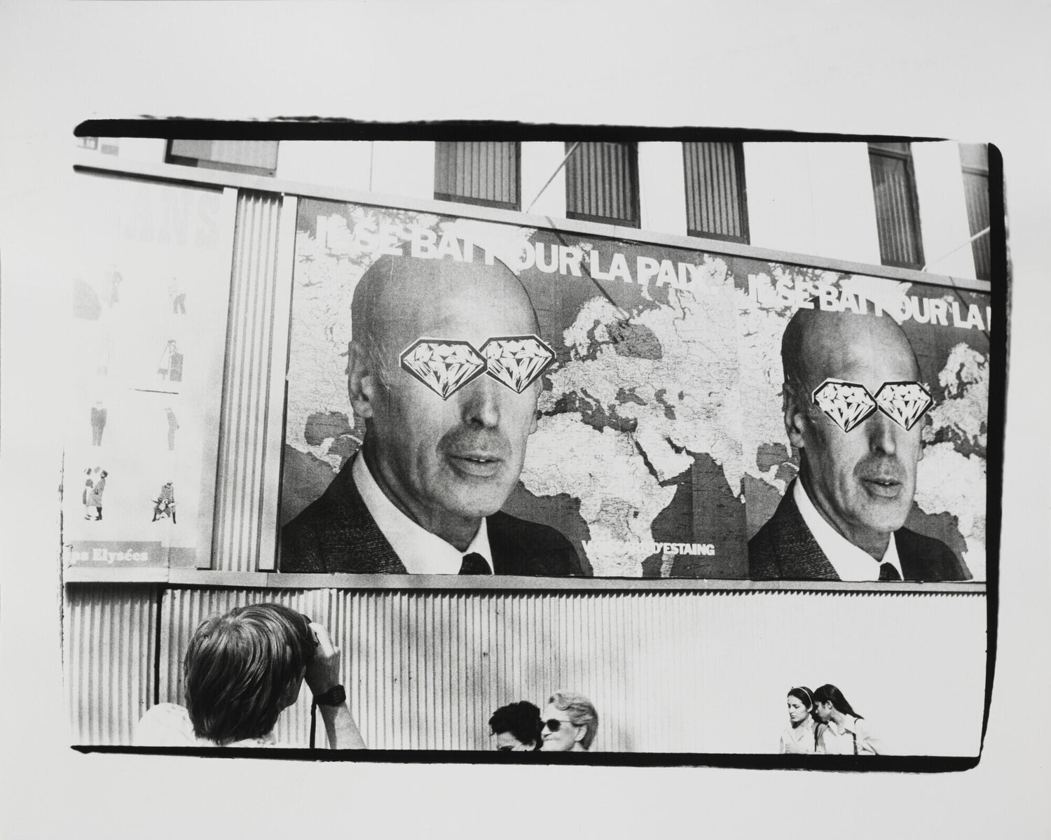 Gelatin silver print of Billboard in Paris by Andy Warhol Andy Warhol Fotografie zu verkaufen