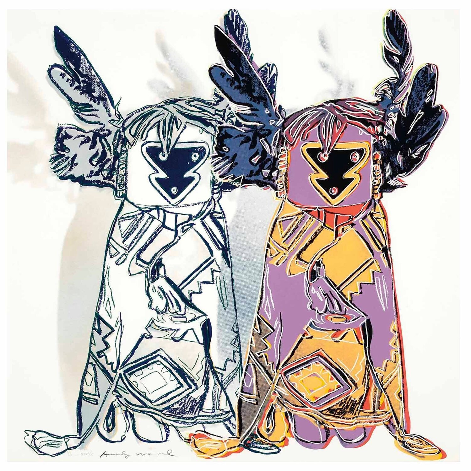KACHINA DOLLS FS II.381 Andy Warhol Stampa in vendita