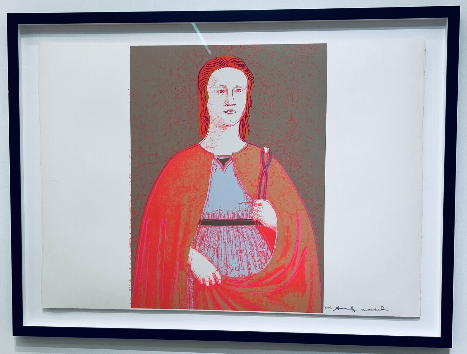 Saint Apollonia (test proof) Andy Warhol Afdruk te koop